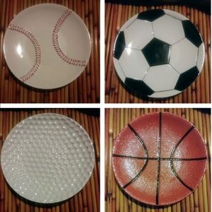 Pottery Barn “Game Plan” Snack Plates